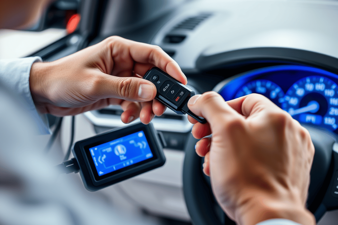 Car key programming
