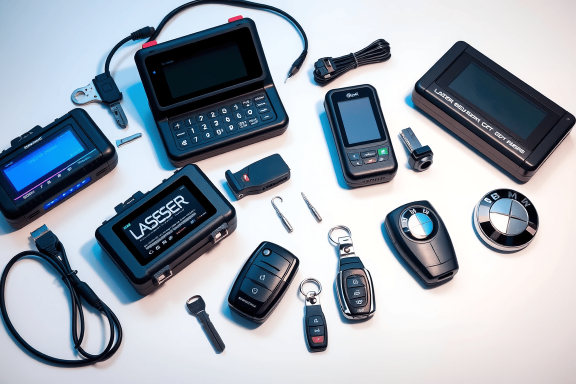 Locksmith equipment and tools
