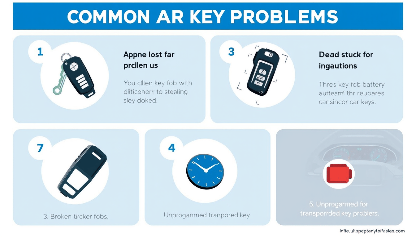 Common car key problems